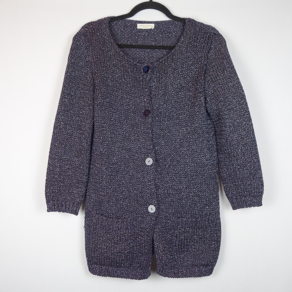 made in ITALY roberto collina cf Excellent Condition Roberto Collina Cardigan 48 V-neck Wool Knit